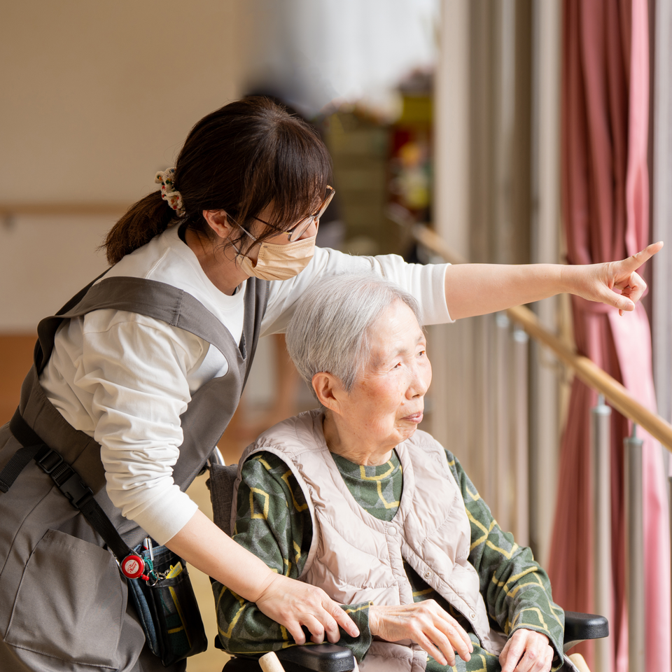 利用者様に寄り添う介護職員